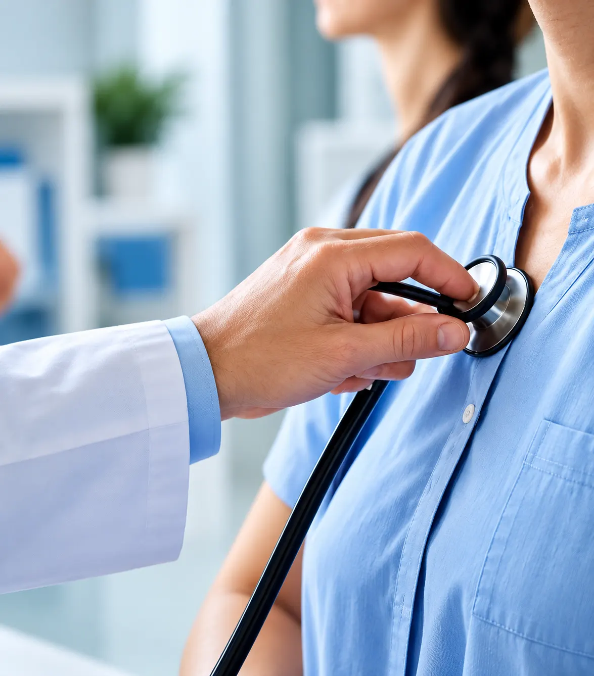 Doctor consulting patient